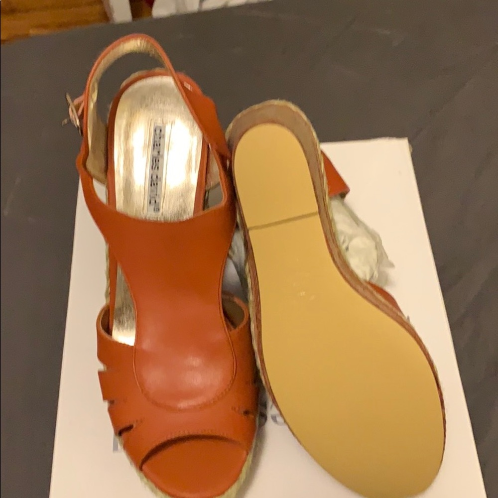 Charles David Real Leather Sandals- never worn